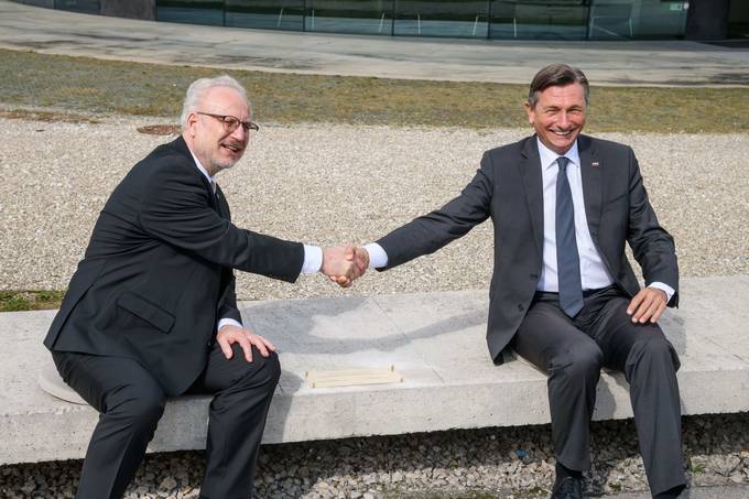 Drugi dan uradnega obiska predsednika Republike Latvije v Sloveniji v znamenju mladih, znanosti in razprave o prihodnosti Evrope